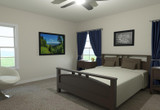 European House Plan - 26759 - Master Bedroom