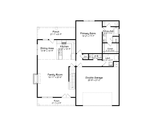 Traditional House Plan - 27289 - 1st Floor Plan