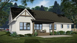 Farmhouse House Plan - Falcon Ranch 74205 - Rear Exterior