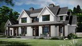 Farmhouse House Plan - Waterstone 46757 - Front Exterior