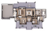Farmhouse House Plan - Waterstone 46757 - 1st Floor Dollhouse - 