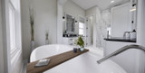 Farmhouse House Plan - Waterstone 46757 - Master Bathroom