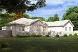Ranch House Plan - Timpview 72143 - Front Exterior