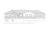 Ranch House Plan - Timpview 72143 - Front Exterior