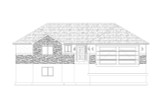 Ranch House Plan - Vintage 41788 - Front Exterior