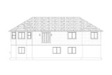 Ranch House Plan - Vintage 41788 - Rear Exterior