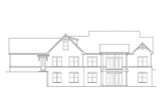 Farmhouse House Plan - Pinecone Trail 87221 - Rear Exterior