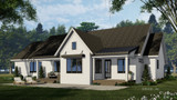 Farmhouse House Plan - West Wood 35337 - Rear Exterior