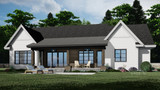 Farmhouse House Plan - West Haven 50270 - Rear Exterior