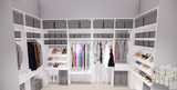 Farmhouse House Plan - West Haven 50270 - Master Bedroom Walk-In Closet - 
