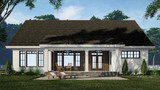 Farmhouse House Plan - Alpine Grove 69594 - Rear Exterior