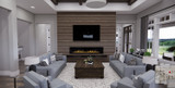 Secondary Image - Farmhouse House Plan - Alpine Grove 69594 - Great Room