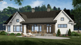 Farmhouse House Plan - Wood Haven 52622 - Rear Exterior