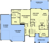 Traditional House Plan - The Rampage 72889 - 1st Floor Plan