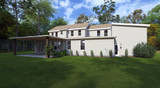 Traditional House Plan - The Rampage 72889 - Rear Exterior