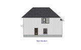 Country House Plan - 90389 - Rear Exterior