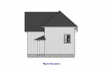 Country House Plan - 90389 - Right Exterior