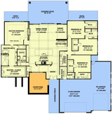 Modern House Plan - The Slip Lock 85353 - 1st Floor Plan