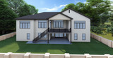 Modern House Plan - The Rylee 96338 - Rear Exterior