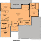 Modern House Plan - The Rylee 96338 - Basement Floor Plan