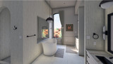 Modern House Plan - The Rylee 96338 - Master Bathroom