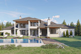Modern House Plan - 39570 - Rear Exterior