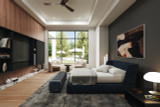 Modern House Plan - 39570 - Master Bedroom
