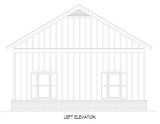 Country House Plan - Stokes Bluff Garage 85899 - Left Exterior