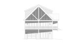 Mountain Rustic House Plan - Pine Haven des Americans 11874 - Left Exterior