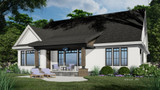 Farmhouse House Plan - Cedar Heights 98647 - Rear Exterior