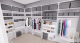Farmhouse House Plan - Cedar Heights 98647 - Master Bedroom Walk-In Closet - 