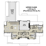 Farmhouse House Plan - Cedar Hollow 26303 - 2nd Floor Plan