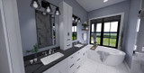 Farmhouse House Plan - Cedar Hollow 26303 - Master Bathroom