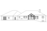 Secondary Image - Craftsman House Plan - Evelyn Ranch 45130 - Rear Exterior
