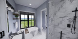 Farmhouse House Plan - Autumn Ridge  49245 - Master Bathroom