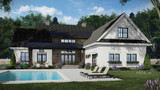 Farmhouse House Plan - Stone Haven 14550 - Rear Exterior