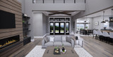 Farmhouse House Plan - Stone Haven 14550 - Great Room