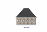 Secondary Image - Traditional House Plan - 52575 - Rear Exterior