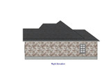 Traditional House Plan - 52575 - Right Exterior