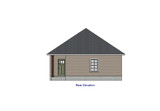 Secondary Image - Traditional House Plan - 92177 - Rear Exterior