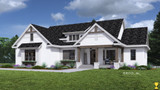 Farmhouse House Plan - Aurora Borealis 49080 - Front Exterior