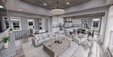 Farmhouse House Plan - Aurora Borealis 49080 - Great Room