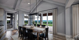 Farmhouse House Plan - Aurora Borealis 49080 - Dining Room