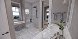 Farmhouse House Plan - Aurora Borealis 49080 - Master Bathroom