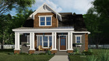 Craftsman House Plan - Willow Creek 61538 - Front Exterior