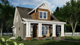 Craftsman House Plan - Willow Creek 61538 - Front Exterior