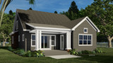 Craftsman House Plan - Willow Creek 61538 - Rear Exterior