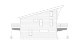 Modern House Plan - Eagle River 2.26 18894 - Rear Exterior