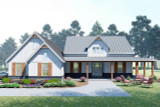 Farmhouse House Plan - Willow Farmhouse 2 48564 - Front Exterior