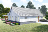 Farmhouse House Plan - Willow Farmhouse 2 48564 - Left Exterior